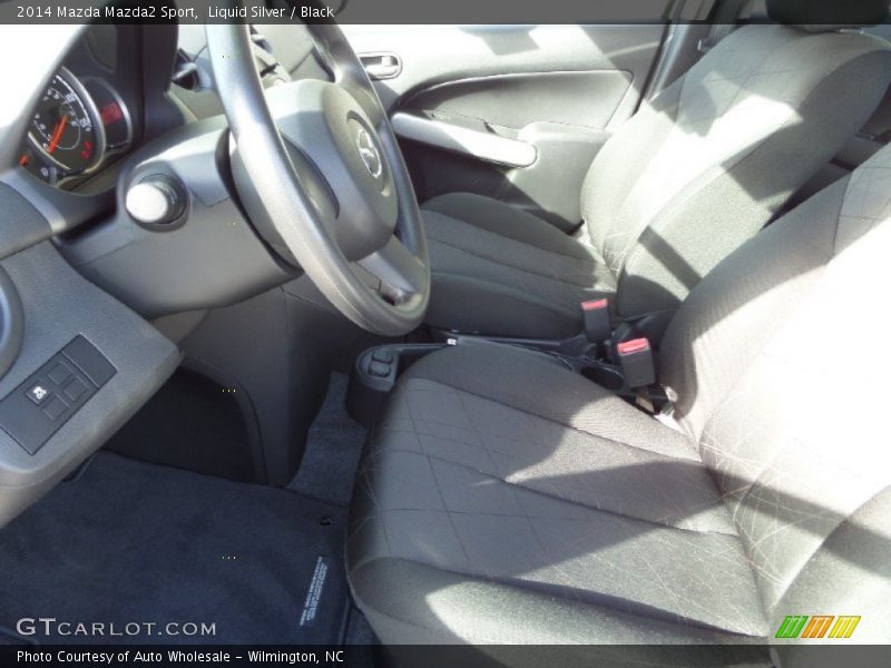 Liquid Silver / Black 2014 Mazda Mazda2 Sport