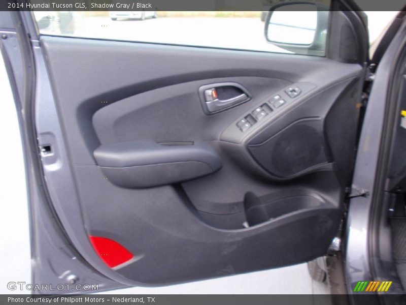 Shadow Gray / Black 2014 Hyundai Tucson GLS