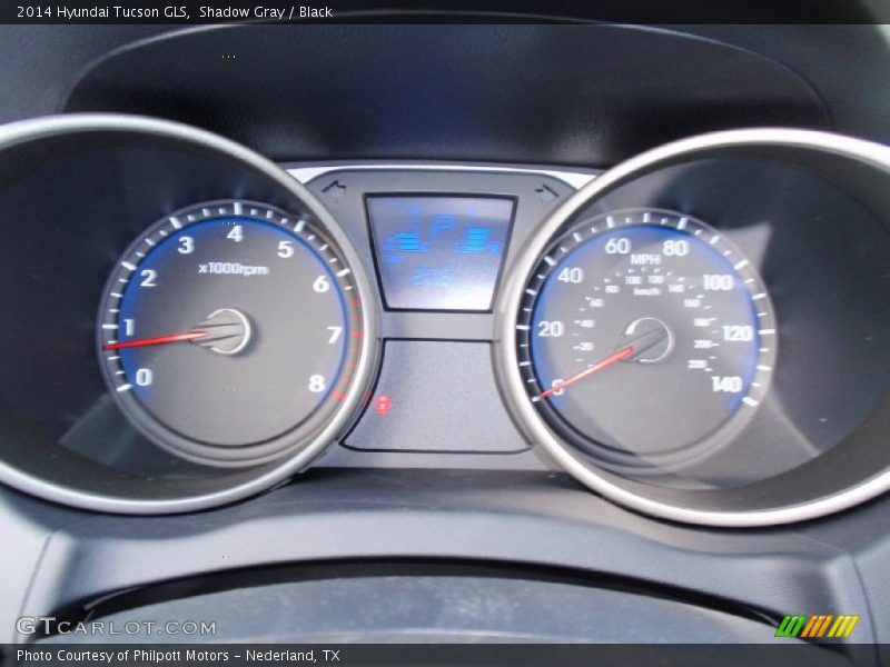 Shadow Gray / Black 2014 Hyundai Tucson GLS
