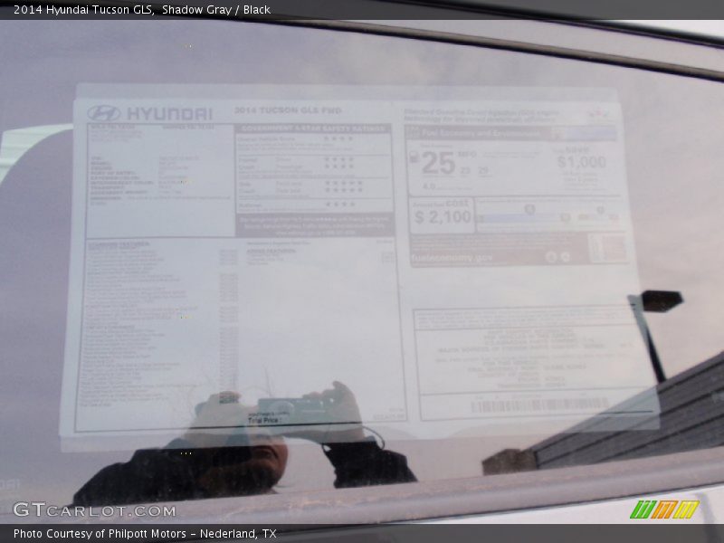 Shadow Gray / Black 2014 Hyundai Tucson GLS