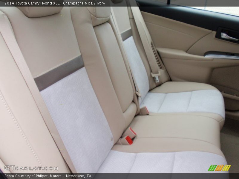 Champagne Mica / Ivory 2014 Toyota Camry Hybrid XLE
