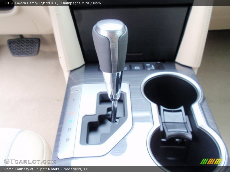 Champagne Mica / Ivory 2014 Toyota Camry Hybrid XLE