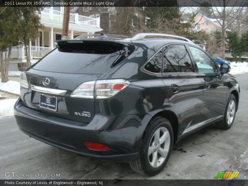Smokey Granite Mica / Light Gray 2011 Lexus RX 350 AWD