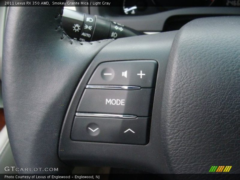 Smokey Granite Mica / Light Gray 2011 Lexus RX 350 AWD
