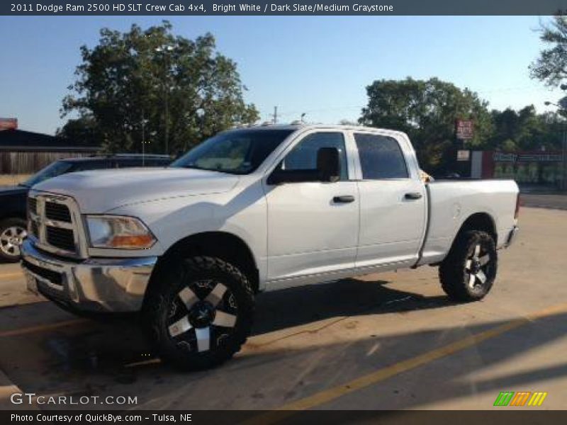 Bright White / Dark Slate/Medium Graystone 2011 Dodge Ram 2500 HD SLT Crew Cab 4x4