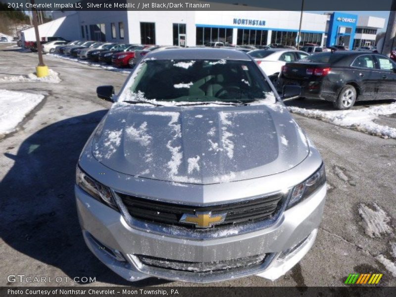 Silver Ice Metallic / Jet Black/Dark Titanium 2014 Chevrolet Impala LS