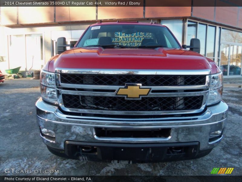 Victory Red / Ebony 2014 Chevrolet Silverado 3500HD LT Regular Cab 4x4