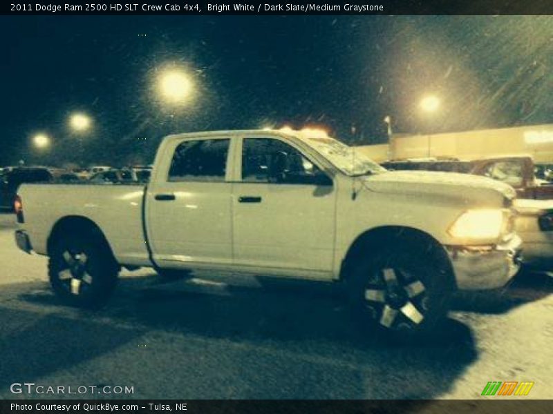 Bright White / Dark Slate/Medium Graystone 2011 Dodge Ram 2500 HD SLT Crew Cab 4x4