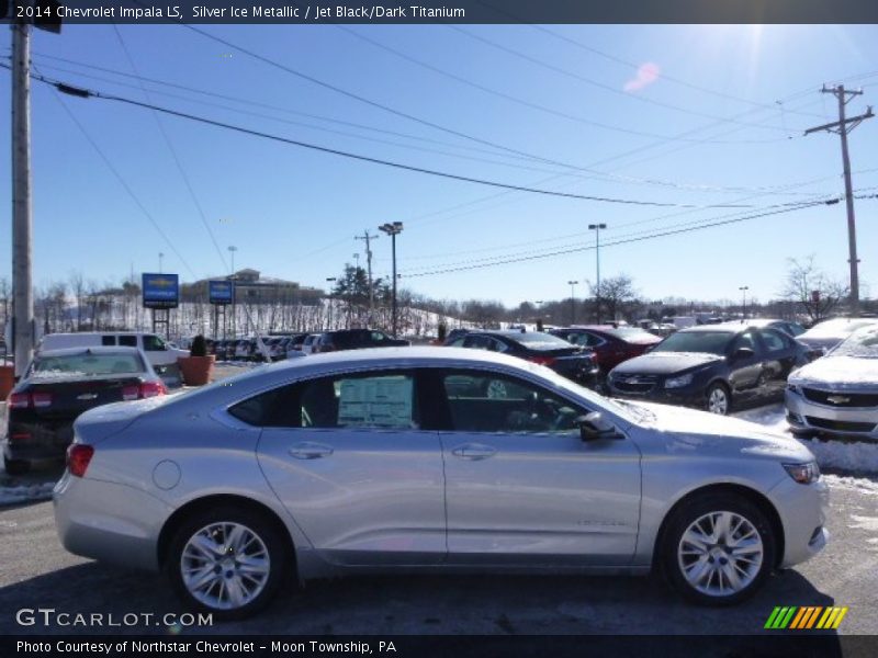 Silver Ice Metallic / Jet Black/Dark Titanium 2014 Chevrolet Impala LS