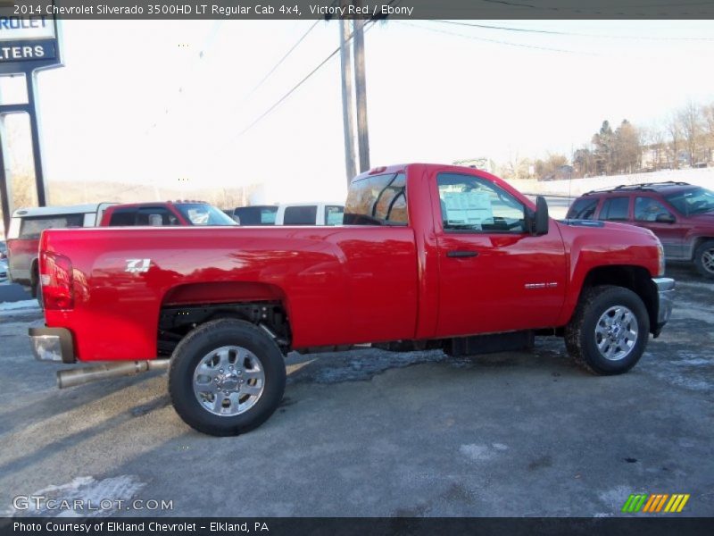 Victory Red / Ebony 2014 Chevrolet Silverado 3500HD LT Regular Cab 4x4