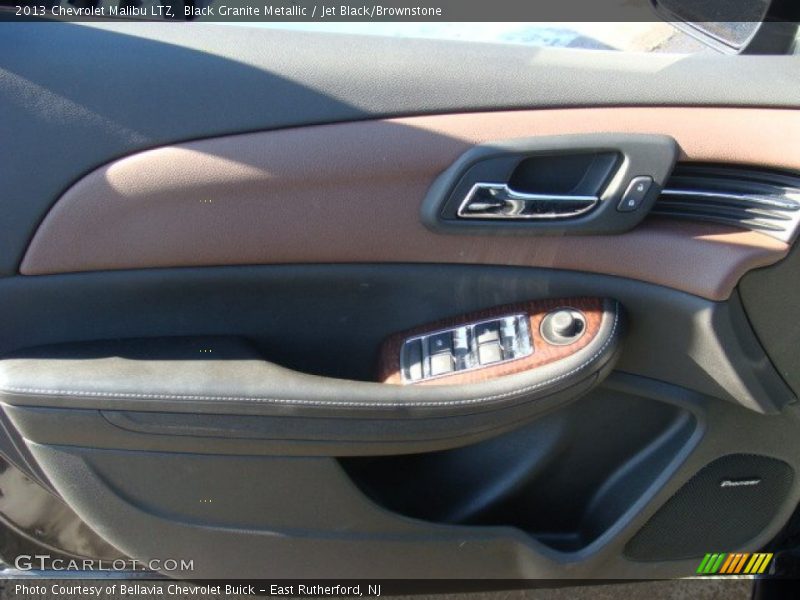 Black Granite Metallic / Jet Black/Brownstone 2013 Chevrolet Malibu LTZ