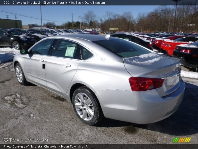 Silver Ice Metallic / Jet Black/Dark Titanium 2014 Chevrolet Impala LS