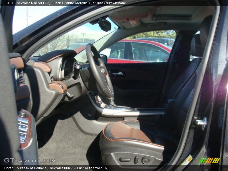 Black Granite Metallic / Jet Black/Brownstone 2013 Chevrolet Malibu LTZ
