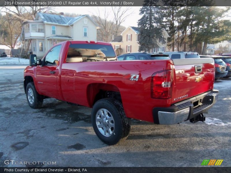 Victory Red / Ebony 2014 Chevrolet Silverado 3500HD LT Regular Cab 4x4