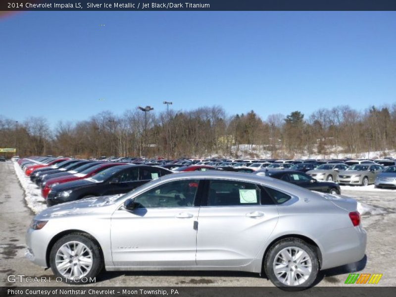 Silver Ice Metallic / Jet Black/Dark Titanium 2014 Chevrolet Impala LS