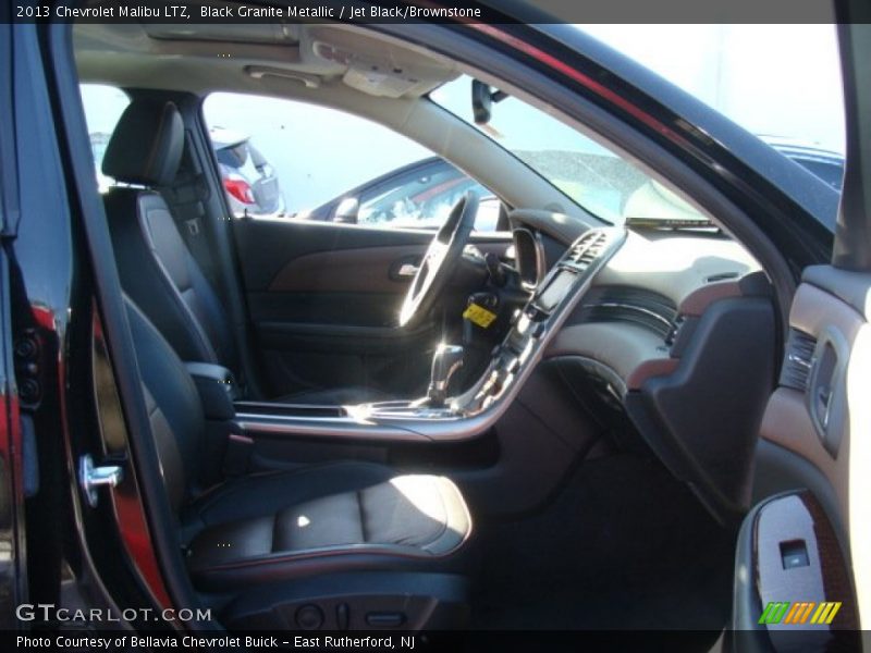 Black Granite Metallic / Jet Black/Brownstone 2013 Chevrolet Malibu LTZ