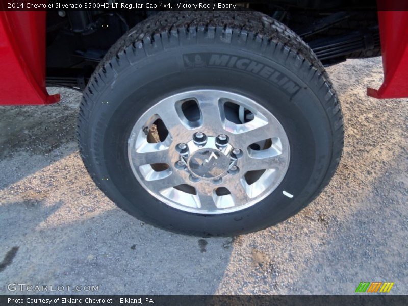 Victory Red / Ebony 2014 Chevrolet Silverado 3500HD LT Regular Cab 4x4