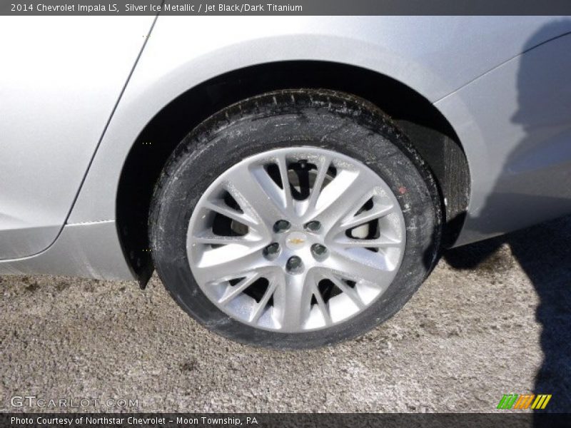 Silver Ice Metallic / Jet Black/Dark Titanium 2014 Chevrolet Impala LS