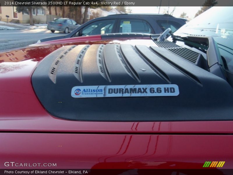 Victory Red / Ebony 2014 Chevrolet Silverado 3500HD LT Regular Cab 4x4