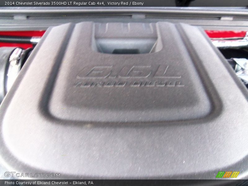 Victory Red / Ebony 2014 Chevrolet Silverado 3500HD LT Regular Cab 4x4