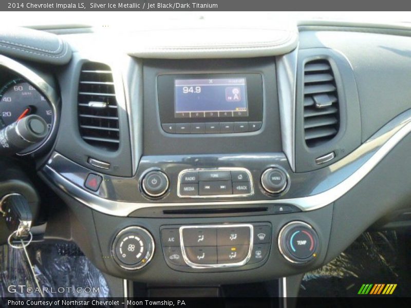 Silver Ice Metallic / Jet Black/Dark Titanium 2014 Chevrolet Impala LS