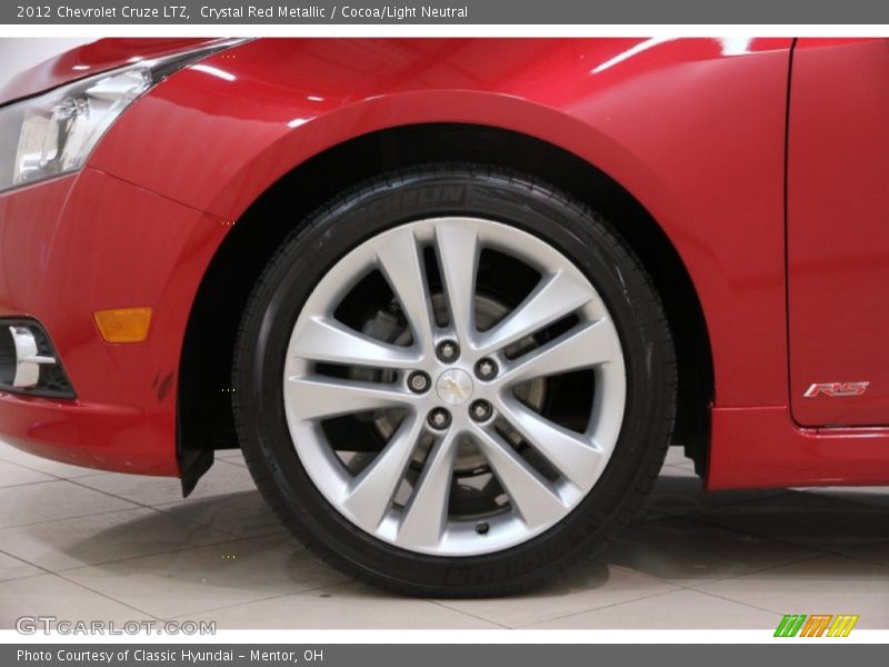 Crystal Red Metallic / Cocoa/Light Neutral 2012 Chevrolet Cruze LTZ