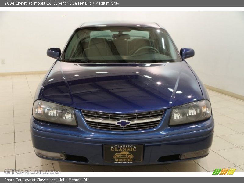 Superior Blue Metallic / Medium Gray 2004 Chevrolet Impala LS