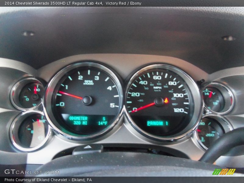 Victory Red / Ebony 2014 Chevrolet Silverado 3500HD LT Regular Cab 4x4