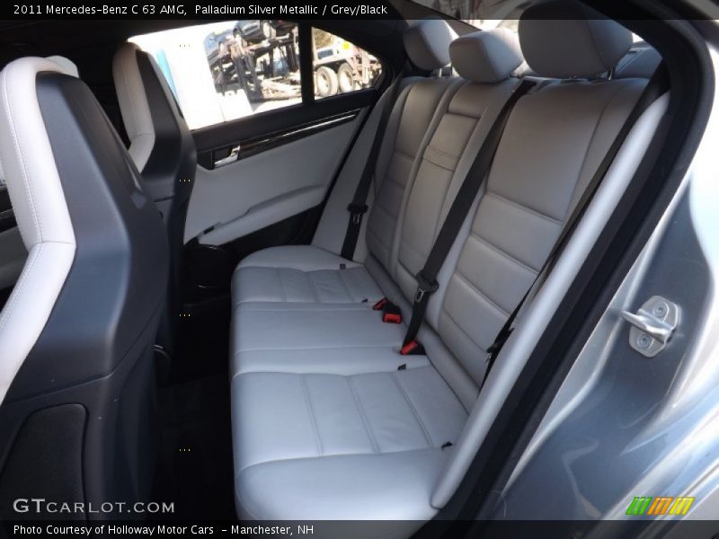 Palladium Silver Metallic / Grey/Black 2011 Mercedes-Benz C 63 AMG