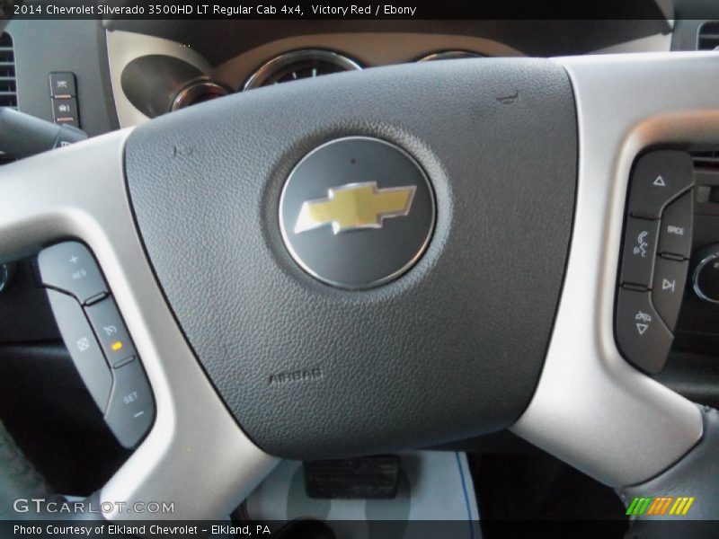 Victory Red / Ebony 2014 Chevrolet Silverado 3500HD LT Regular Cab 4x4