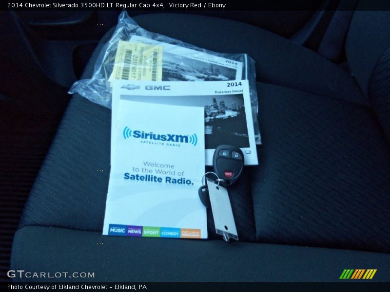 Victory Red / Ebony 2014 Chevrolet Silverado 3500HD LT Regular Cab 4x4