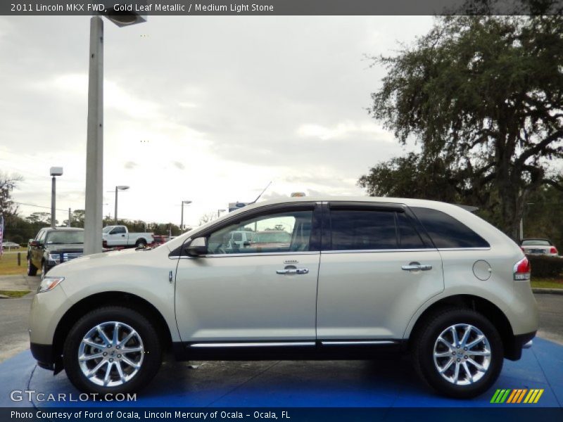 Gold Leaf Metallic / Medium Light Stone 2011 Lincoln MKX FWD