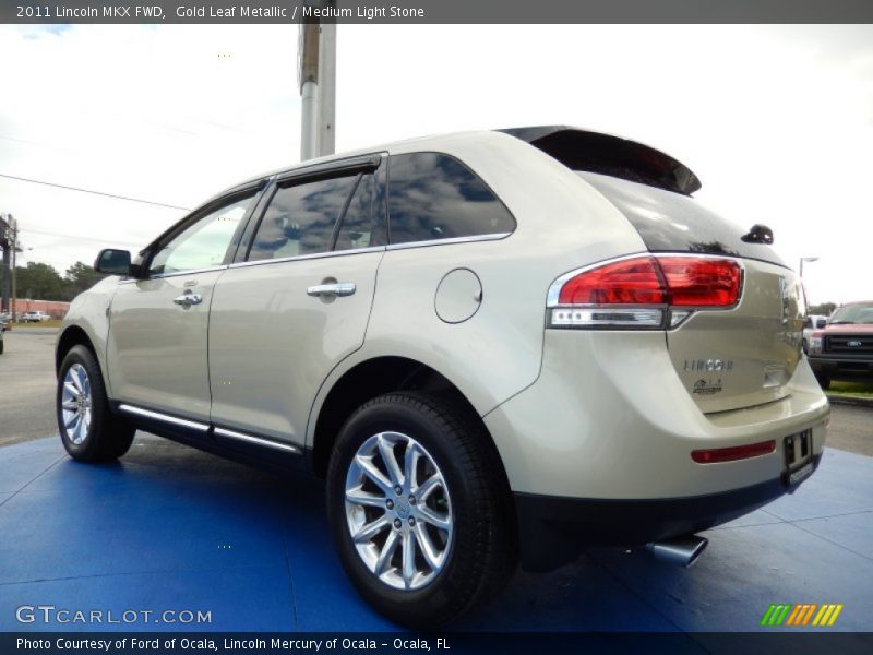 Gold Leaf Metallic / Medium Light Stone 2011 Lincoln MKX FWD