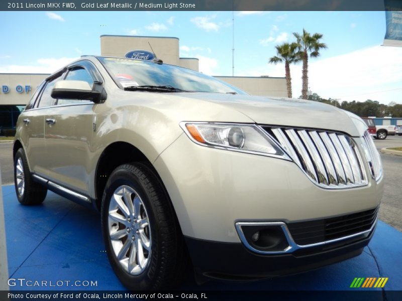 Gold Leaf Metallic / Medium Light Stone 2011 Lincoln MKX FWD