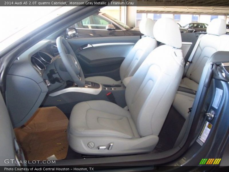 Front Seat of 2014 A5 2.0T quattro Cabriolet
