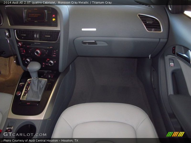 Monsoon Gray Metallic / Titanium Gray 2014 Audi A5 2.0T quattro Cabriolet