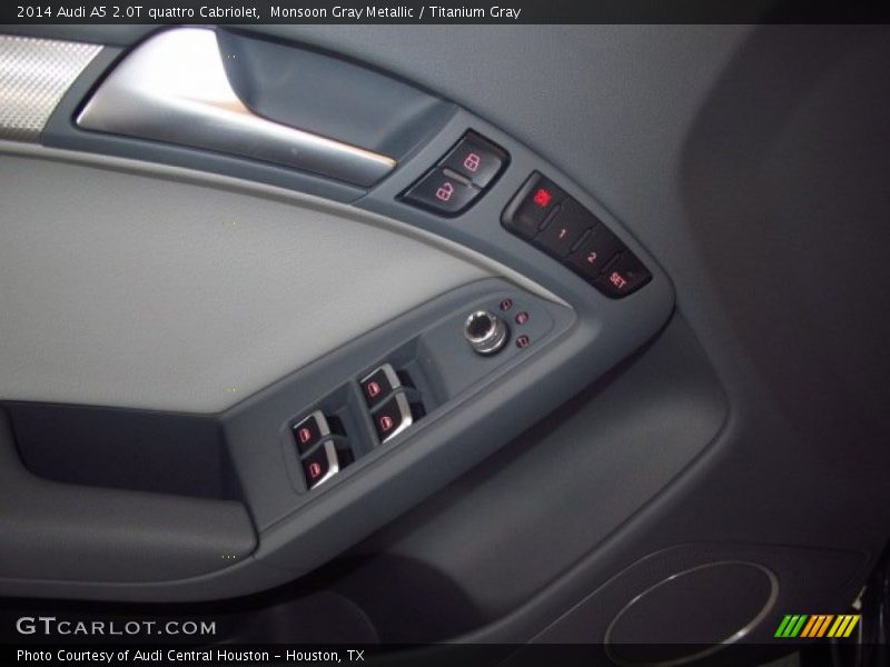 Monsoon Gray Metallic / Titanium Gray 2014 Audi A5 2.0T quattro Cabriolet