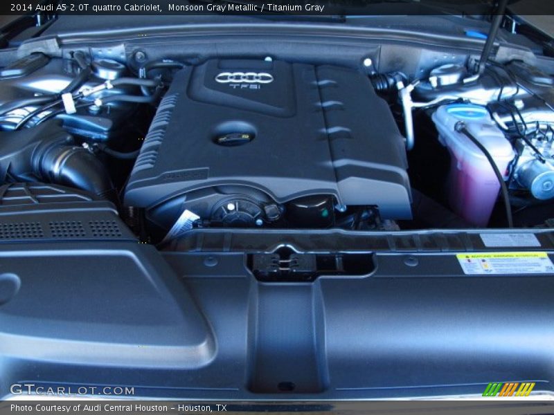  2014 A5 2.0T quattro Cabriolet Engine - 2.0 Liter Turbocharged FSI DOHC 16-Valve VVT 4 Cylinder