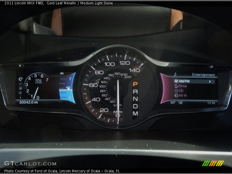 Gold Leaf Metallic / Medium Light Stone 2011 Lincoln MKX FWD