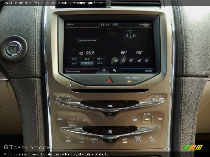 Gold Leaf Metallic / Medium Light Stone 2011 Lincoln MKX FWD