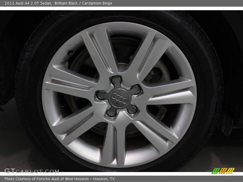 Brilliant Black / Cardamom Beige 2011 Audi A4 2.0T Sedan