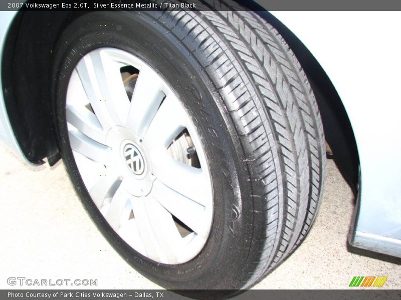Silver Essence Metallic / Titan Black 2007 Volkswagen Eos 2.0T