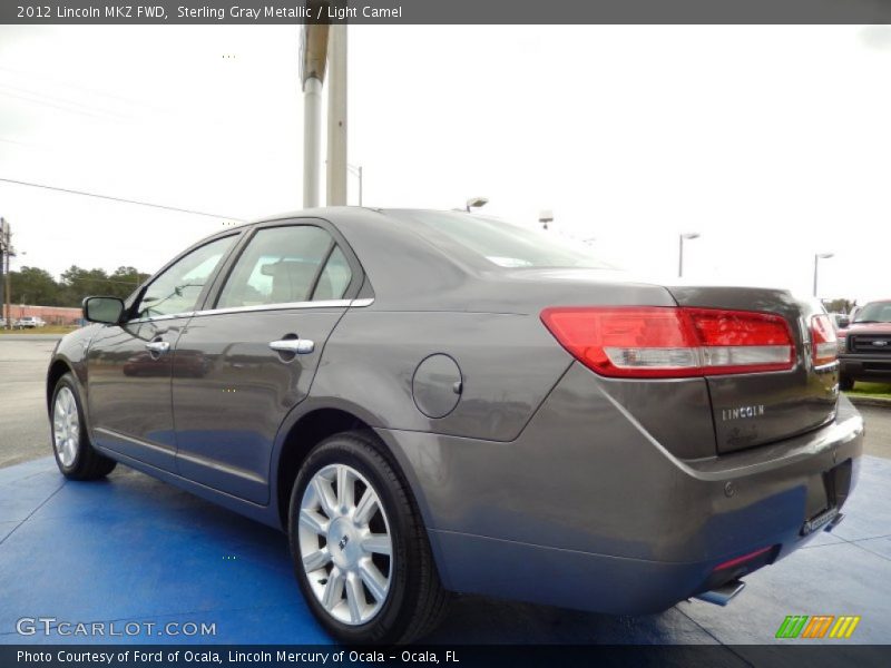 Sterling Gray Metallic / Light Camel 2012 Lincoln MKZ FWD