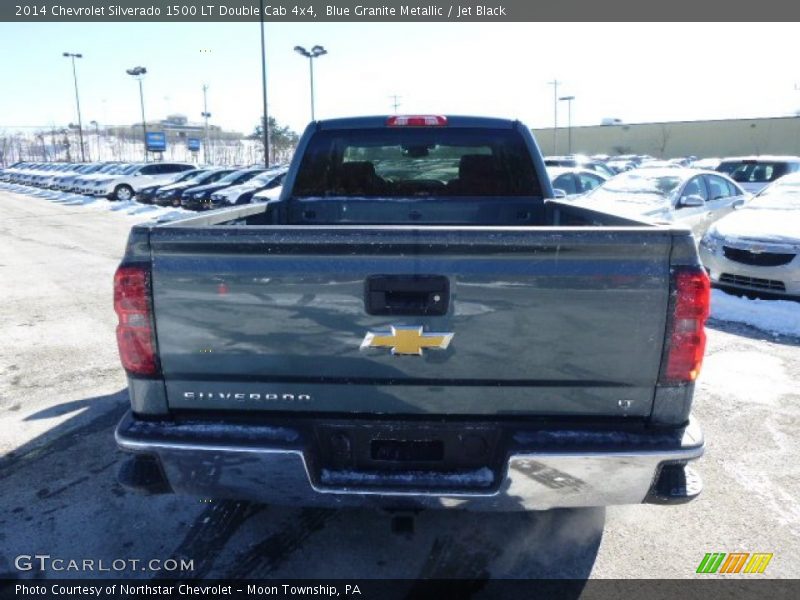 Blue Granite Metallic / Jet Black 2014 Chevrolet Silverado 1500 LT Double Cab 4x4