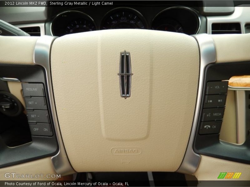 Sterling Gray Metallic / Light Camel 2012 Lincoln MKZ FWD