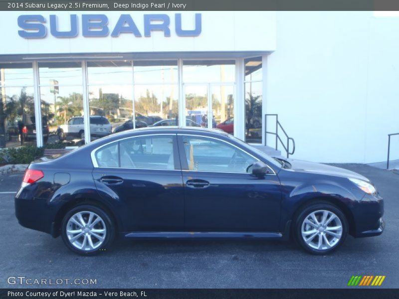 Deep Indigo Pearl / Ivory 2014 Subaru Legacy 2.5i Premium