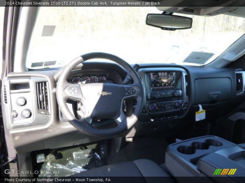 Tungsten Metallic / Jet Black 2014 Chevrolet Silverado 1500 LTZ Z71 Double Cab 4x4