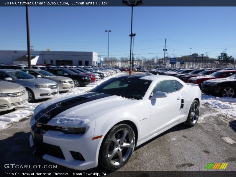 Summit White / Black 2014 Chevrolet Camaro SS/RS Coupe