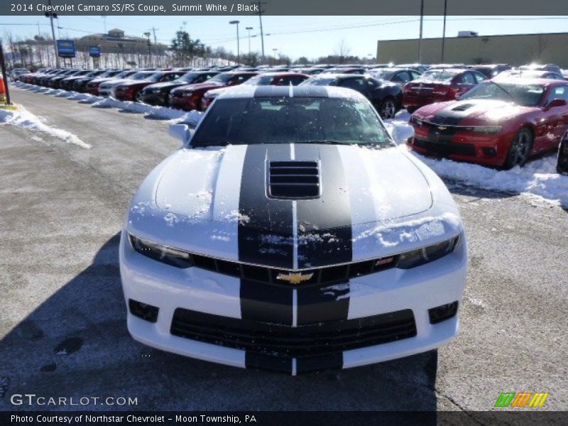 Summit White / Black 2014 Chevrolet Camaro SS/RS Coupe