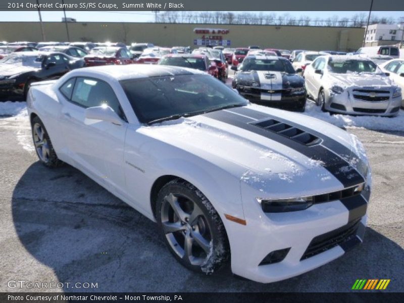Summit White / Black 2014 Chevrolet Camaro SS/RS Coupe